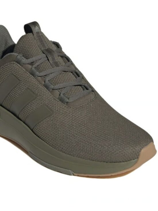 adidas Racer TR23 Sneakers Mens 9.5 NIB Green Cloudfoam Running Shoes